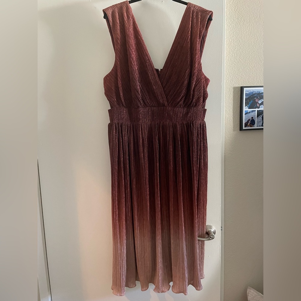 Shimmer midi dress